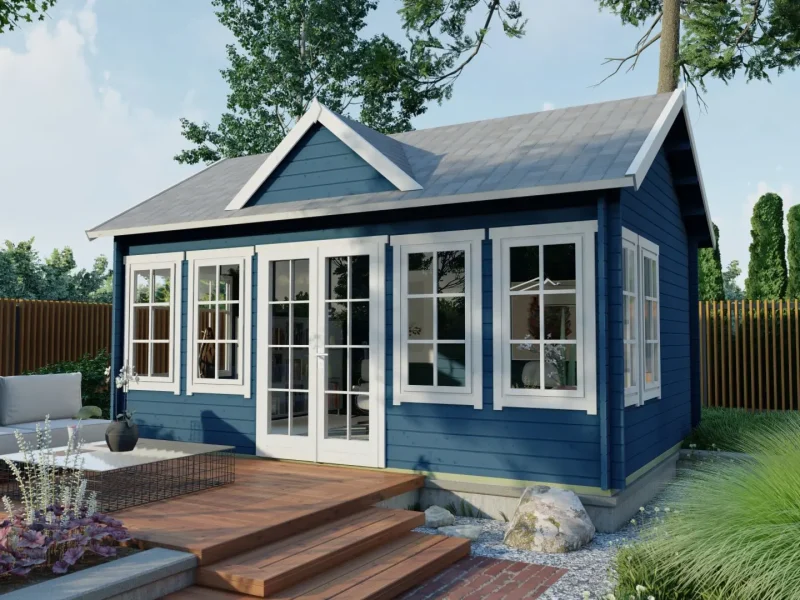 Clockhouse Log Cabin 5.5m x 4.0m 0002