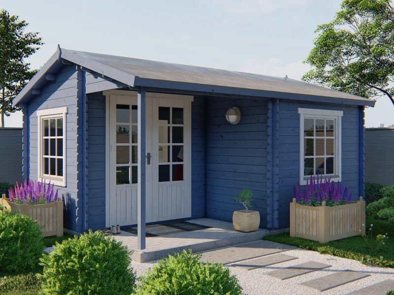 Johan Log Cabin 5.0m x 4.1m 0003