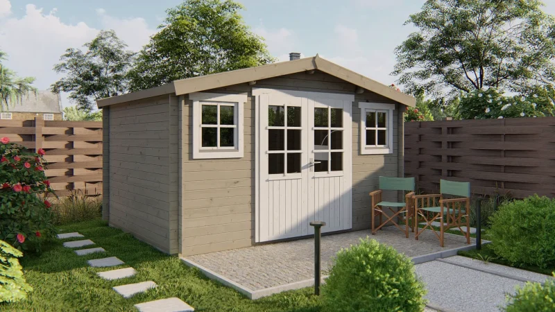 Juha Log Cabin 4.0m x 3.0m 0004 Juha Log Cabin 4.0m x 3.0m 0004